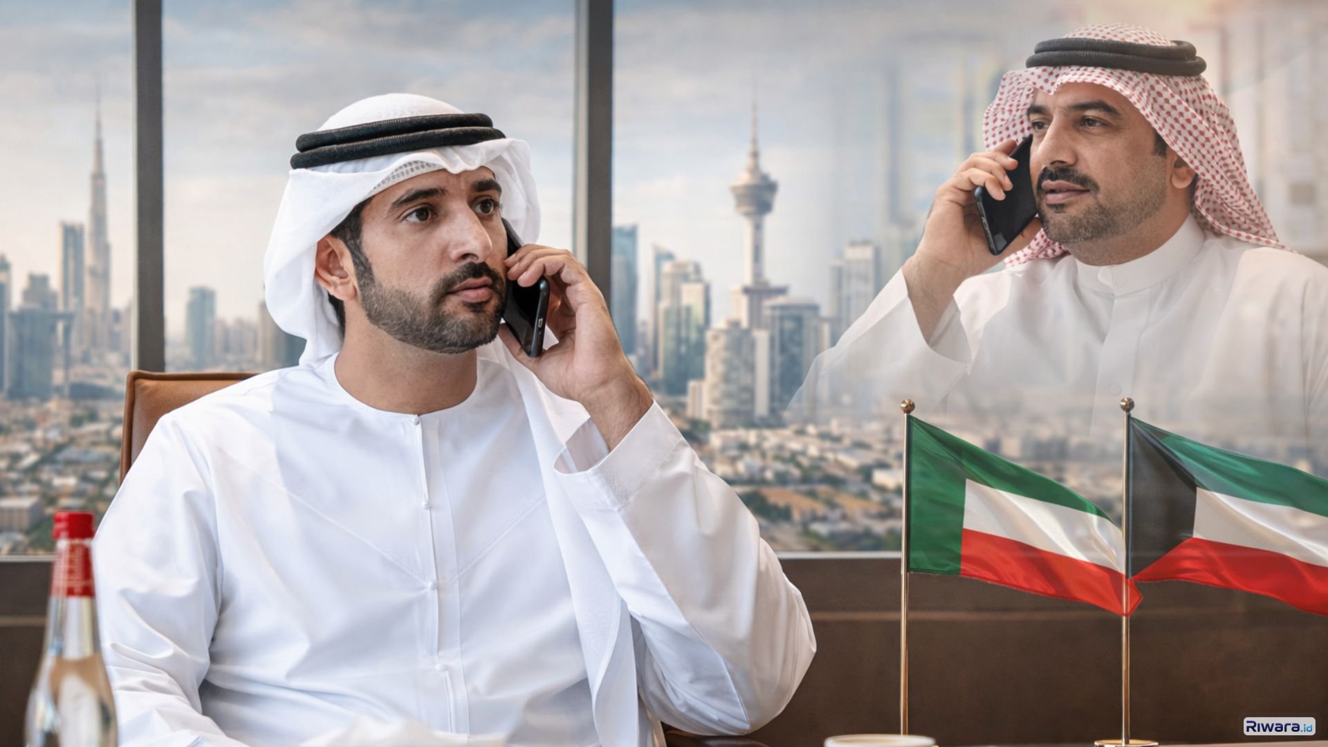 Sheikh Hamdan bin Mohammed melakukan pembicaraan strategis dengan Menteri Pertahanan Kuwait untuk memperkuat koordinasi pertahanan dan menjaga stabilitas regional di tengah dinamika geopolitik Timur Tengah.